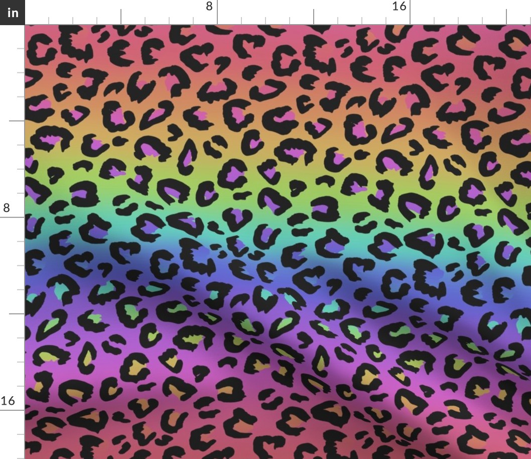 Rainbow Leopard Rotated - large scale