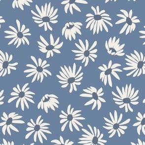 daisy party in blue