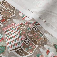 Mint To Be Together Gingerbread House - small scale 