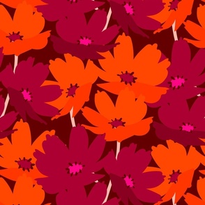 Fall Floral - Orange