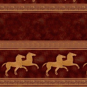 Custom Greek Horse Stripe with Background Stripe 3