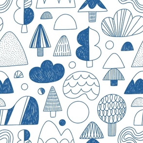 Into the wild, doodles pattern