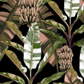 Banano Tropical Leaves - Black