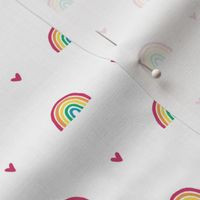 Rainbows and Hearts Patten