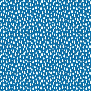 Raindrop Pattern- French Blue