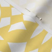 Circular Checkerboards in yellow and white at 33 percent