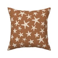 starfish stars beach - Seaside medium tan
