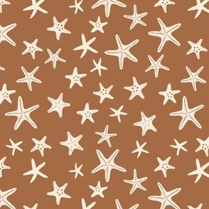 starfish stars -  Seaside beach small tan