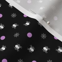 Polka dot, cobwebs, und spiders - doubha & lilac