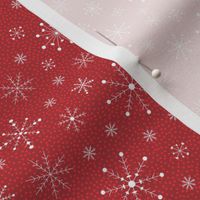 Snowflakes Small Red
