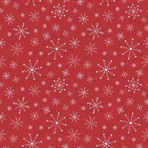 Snowflakes Small Red