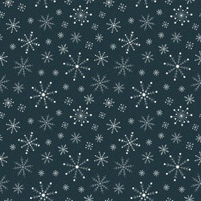 Snowflakes Small Blue