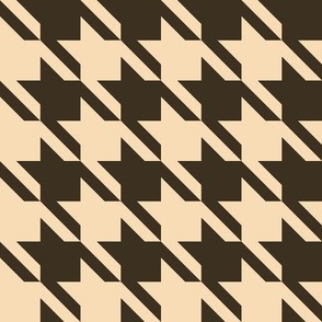 brown and tan houndstooth (big)