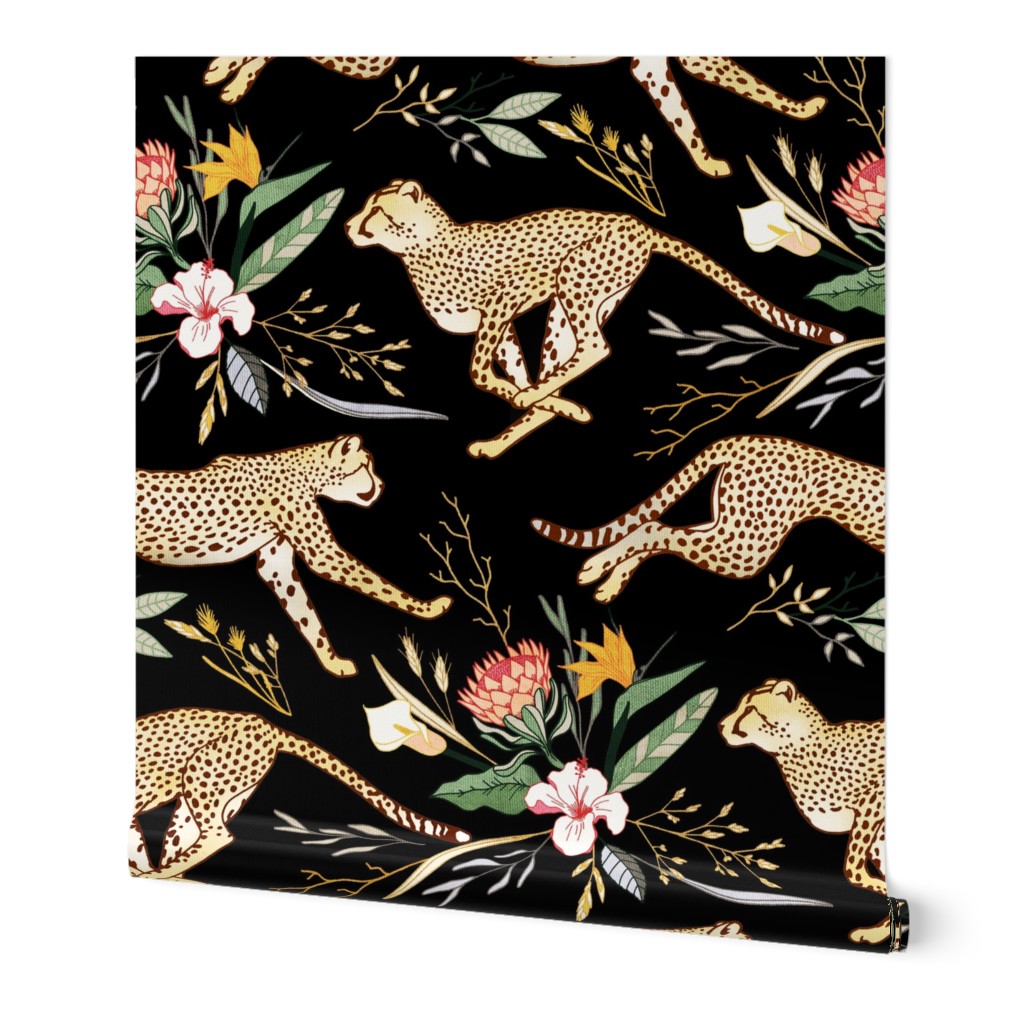 Weightless Cheetahs in Boundless Safari - black  