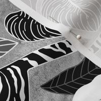 Swift Stripes - graphic black, white, and grey 