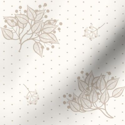 Bancroft: Brown & Cream Floral, Wild Berries