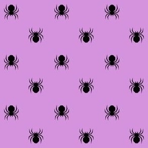 spiders! - lilac