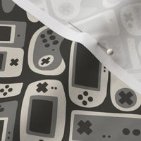 Video Game Controllers in Grey