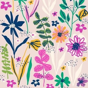 Summer Flowers ~ larger scale