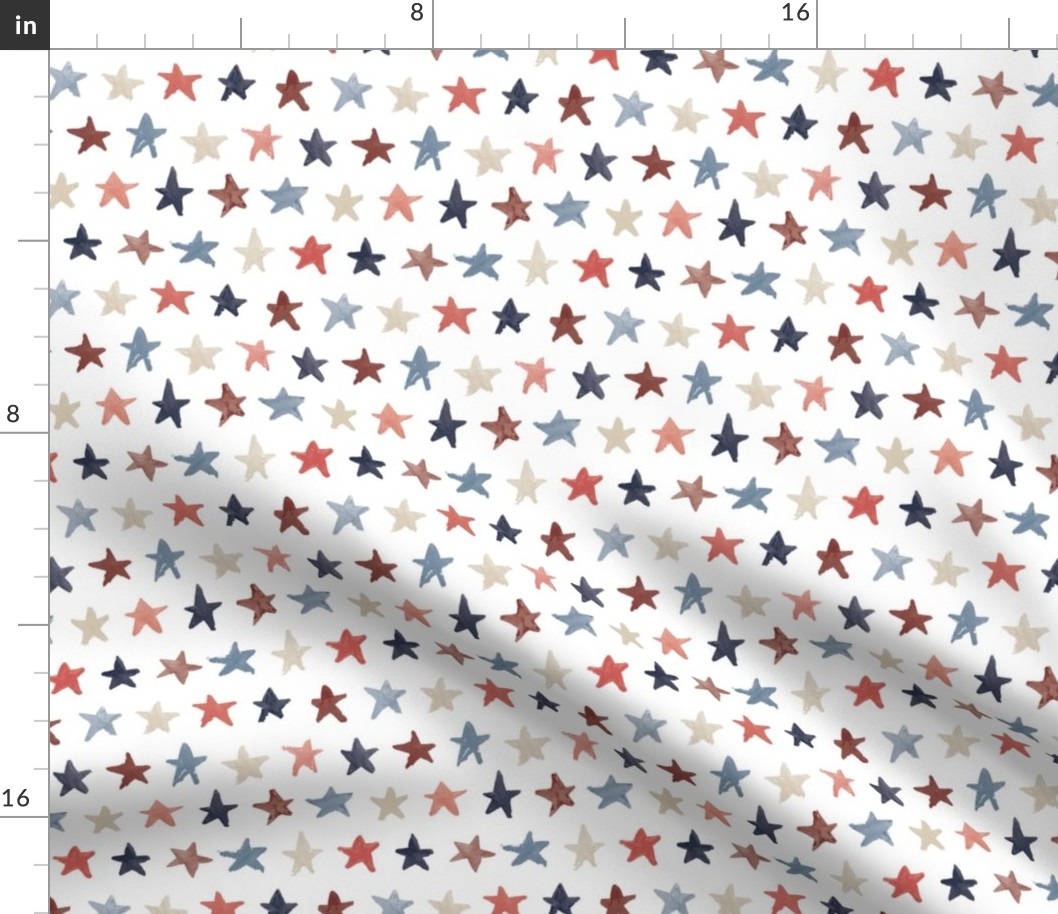 Painted Stars - Patriotic - Reduced Scale