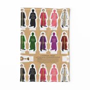 Liturgical Calendar priest colors dolls cut and sew