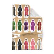 Liturgical Calendar priest colors dolls cut and sew