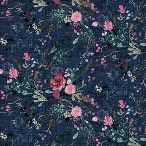Fable Floral (navy) SML 
