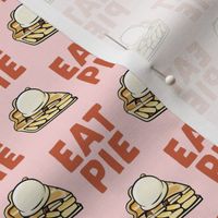 (small scale) Eat Pie - Apple pie à la Mode - orange and pink - fall - C21