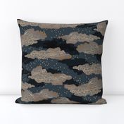 Clouds and Stars {Gold/Midnight} medium