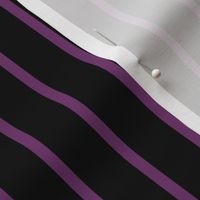 Pin stripe - black und plum