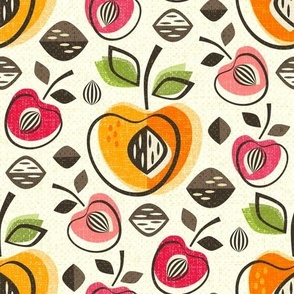 Retro Cherries and Peaches