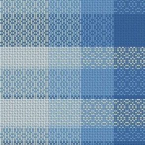 Textured Blue Plaids , Tartans , Checks  13.50in x 13.47in