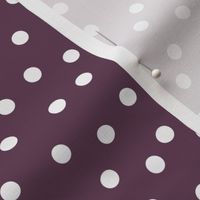 Halloween dots - dark purple