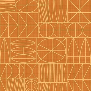 Eclectic Lines Orange