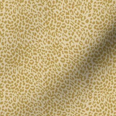 6" Gold and Taupe Cheetah Print