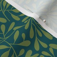 Breeze - Botanical Teal Green Small Scale
