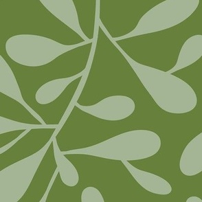 Breeze - Botanical Tonal Green Jumbo Scale