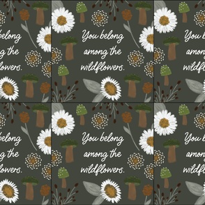 6 loveys: you belong among the wildflowers green