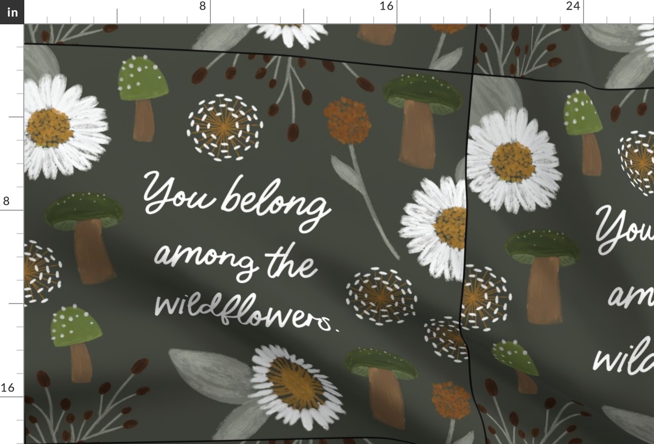 6 loveys: you belong among the wildflowers green