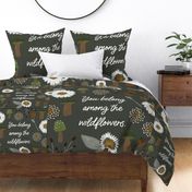 1 blanket + 2 loveys: you belong among the wildflowers green