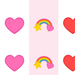 Rainbow, Heart panels 