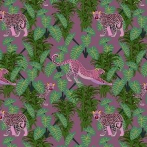 Jungle Leopards Purple