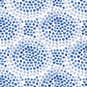blue circle of blobs frankiebenka.com