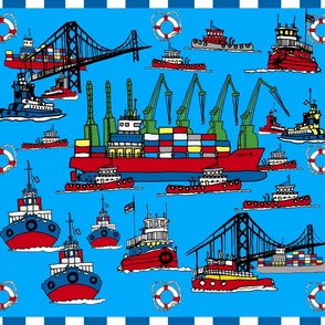 tugboat playmat 