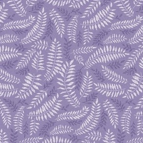 Lanie Stem Toss small: Violet Purple & Cream Botanical 