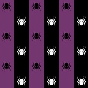 SpiderS & Stripes - plum, doubha, und white