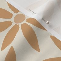 Sunflower Tiles Light Terracotta on Cream