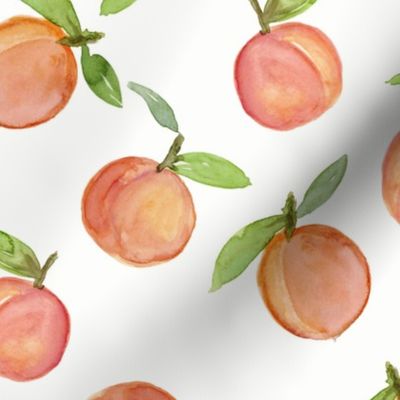 Watercolor Peaches