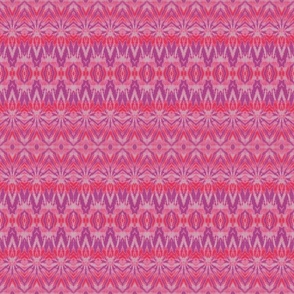 Ikat Bright Structure Cherry