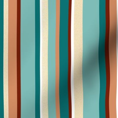 Stripe, Aqua, Green, Peach, PUMPKIN SPICE, stripes, striped, fall, thanksgiving, winter, green, pumpkin, orange, cream, "JG Anchor Designs"